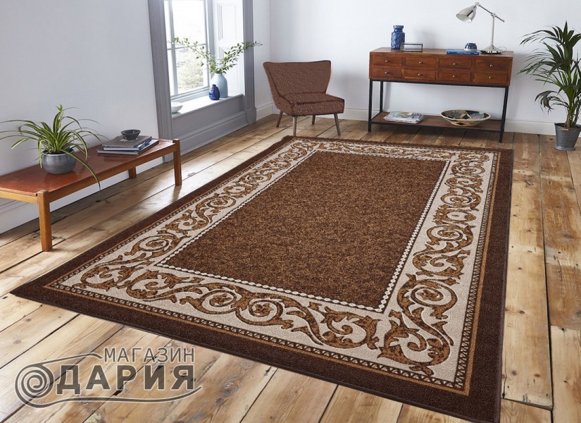 Мокетен килим ERIKA 8023 brown